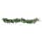 6ft. Pre-Lit Clear LED Mixed Pine & Pinecone Artificial Garland